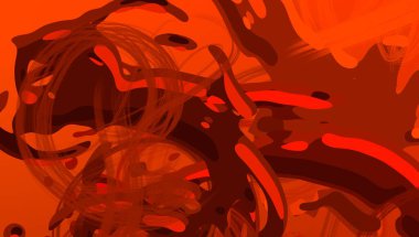 Soyut arka plan sanatı. 3 boyutlu illüstrasyon. Tuvalde fırça darbeleri. Çok renkli arkaplan. Çağdaş sanat. Sanatsal dijital palet.