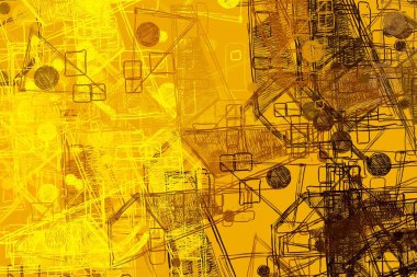 Soyut arka plan sanatı. 2D çizim. Etkileyici yağlı boya resim. Tuvalde fırça darbeleri. Modern sanat. Çok renkli arkaplan. Çağdaş sanat. İfade. Sanatsal dijital palet.