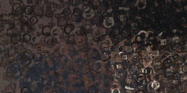 Soyut arka plan sanatı. 2D çizim. Etkileyici yağlı boya resim. Tuvalde fırça darbeleri. Modern sanat. Çok renkli arkaplan. Çağdaş sanat. İfade. Sanatsal dijital palet.