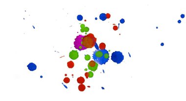 Soyut arka plan sanatı. Tuvaldeki boya lekeleri. Çağdaş sanat. Sanatsal dijital palet.