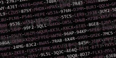Yazılım geliştirici programlama kodu. Soyut modern sanal bilgisayar senaryosu. Masaüstü ekranında yazılım geliştirici programcının çalışması 