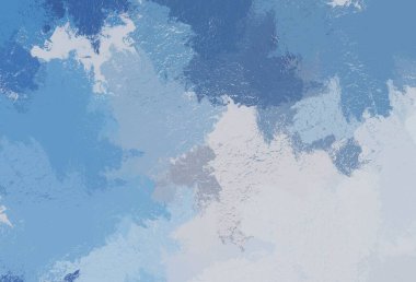 Soyut arka plan sanatı. 2D çizim. Etkileyici yağlı boya resim. Tuvalde fırça darbeleri. Modern sanat. Çok renkli arkaplan. Çağdaş sanat. İfade. Sanatsal dijital palet.