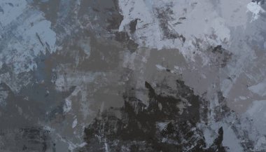 Soyut arka plan sanatı. 2D çizim. Etkileyici yağlı boya resim. Tuvalde fırça darbeleri. Modern sanat. Çok renkli arkaplan. Çağdaş sanat. İfade. Sanatsal dijital palet.