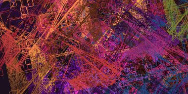 Soyut arka plan sanatı. 2D çizim. Etkileyici yağlı boya resim. Tuvalde fırça darbeleri. Modern sanat. Çok renkli arkaplan. Çağdaş sanat. İfade. Sanatsal dijital palet.