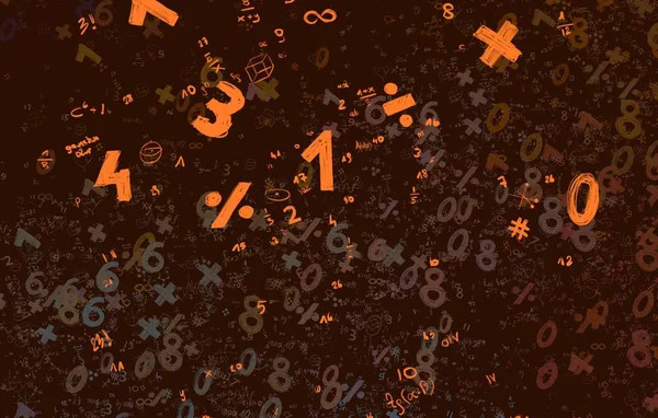 Math Ilustración Abstract Background Numbers Copy Space — Foto de Stock