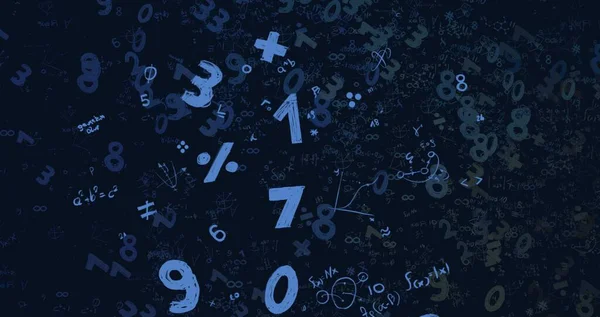 Math Ilustración Abstract Background Numbers Copy Space — Foto de Stock