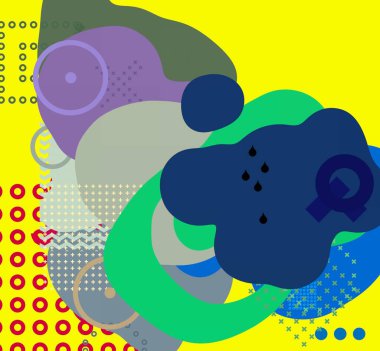 Soyut arka plan sanatı. 3 boyutlu illüstrasyon. Tuvalde fırça darbeleri. Çok renkli arkaplan. Çağdaş sanat. Sanatsal dijital palet.