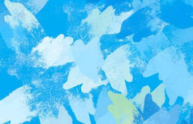 Soyut arka plan sanatı. 2D çizim. Etkileyici yağlı boya resim. Tuvalde fırça darbeleri. Modern sanat. Çok renkli arkaplan. Çağdaş sanat. İfade. Sanatsal dijital palet.