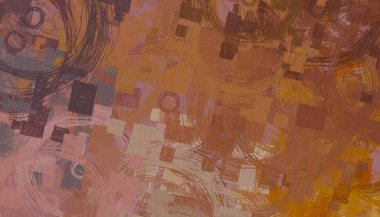 Soyut arka plan sanatı. 2D çizim. Etkileyici yağlı boya resim. Tuvalde fırça darbeleri. Modern sanat. Çok renkli arkaplan. Çağdaş sanat. İfade. Sanatsal dijital palet.