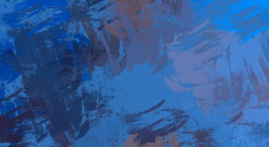 Soyut arka plan sanatı. 2D çizim. Etkileyici yağlı boya resim. Tuvalde fırça darbeleri. Modern sanat. Çok renkli arkaplan. Çağdaş sanat. İfade. Sanatsal dijital palet.