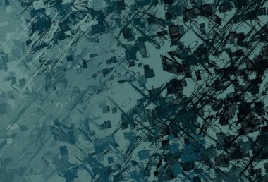 Soyut arka plan sanatı. 2D çizim. Etkileyici yağlı boya resim. Tuvalde fırça darbeleri. Modern sanat. Çok renkli arkaplan. Çağdaş sanat. İfade. Sanatsal dijital palet.