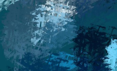 Soyut arka plan sanatı. 2D çizim. Etkileyici yağlı boya resim. Tuvalde fırça darbeleri. Modern sanat. Çok renkli arkaplan. Çağdaş sanat. İfade. Sanatsal dijital palet.