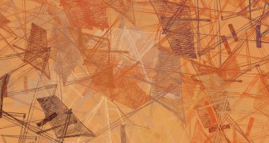 Soyut arka plan sanatı. 2D çizim. Etkileyici yağlı boya resim. Tuvalde fırça darbeleri. Modern sanat. Çok renkli arkaplan. Çağdaş sanat. İfade. Sanatsal dijital palet.