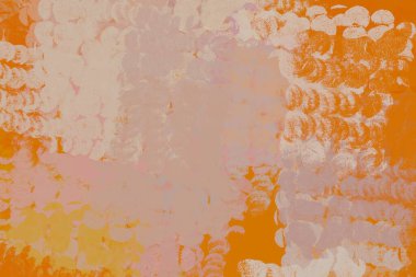 Soyut arka plan sanatı. 2D çizim. Etkileyici yağlı boya resim. Tuvalde fırça darbeleri. Modern sanat. Çok renkli arkaplan. Çağdaş sanat. İfade. Sanatsal dijital palet.