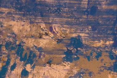 Soyut arka plan sanatı. 2D çizim. Etkileyici yağlı boya resim. Tuvalde fırça darbeleri. Modern sanat. Çok renkli arkaplan. Çağdaş sanat. İfade. Sanatsal dijital palet.