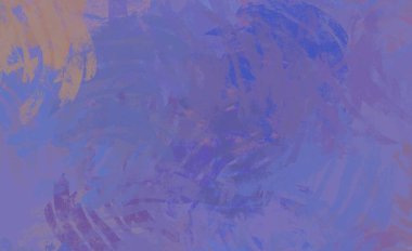 Soyut arka plan sanatı. 2D çizim. Etkileyici yağlı boya resim. Tuvalde fırça darbeleri. Modern sanat. Çok renkli arkaplan. Çağdaş sanat. İfade. Sanatsal dijital palet.