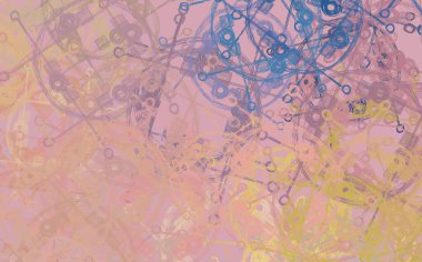 Soyut arka plan sanatı. 2D çizim. Etkileyici yağlı boya resim. Tuvalde fırça darbeleri. Modern sanat. Çok renkli arkaplan. Çağdaş sanat. İfade. Sanatsal dijital palet.