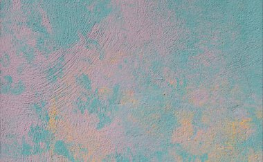 Soyut arka plan sanatı. 2D çizim. Etkileyici yağlı boya resim. Tuvalde fırça darbeleri. Modern sanat. Çok renkli arkaplan. Çağdaş sanat. İfade. Sanatsal dijital palet.