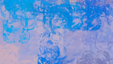 Soyut arka plan sanatı. 2D çizim. Etkileyici yağlı boya resim. Tuvalde fırça darbeleri. Modern sanat. Çok renkli arkaplan. Çağdaş sanat. İfade. Sanatsal dijital palet.