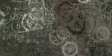 Soyut arka plan sanatı. 2D çizim. Etkileyici yağlı boya resim. Tuvalde fırça darbeleri. Modern sanat. Çok renkli arkaplan. Çağdaş sanat. İfade. Sanatsal dijital palet.