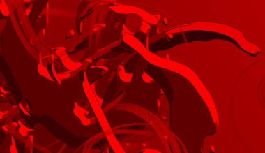 Soyut arka plan sanatı. 3 boyutlu illüstrasyon. Çok renkli arkaplan. Çağdaş sanat. Sanatsal dijital palet.