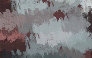 Soyut arka plan sanatı. 2D çizim. Etkileyici yağlı boya resim. Tuvalde fırça darbeleri. Modern sanat. Çok renkli arkaplan. Çağdaş sanat. İfade. Sanatsal dijital palet.