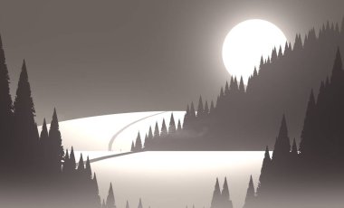 soyut sis dağları fotokopi alanı, doğal arkaplan