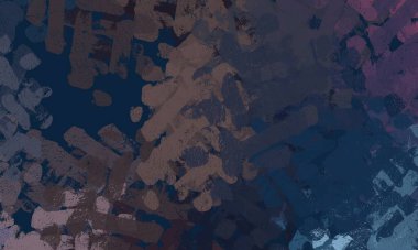 Soyut arka plan sanatı. 2D çizim. Etkileyici yağlı boya resim. Tuvalde fırça darbeleri. Modern sanat. Çok renkli arkaplan. Çağdaş sanat. İfade. Sanatsal dijital palet.