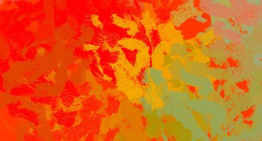 Soyut arka plan sanatı. 2D çizim. Etkileyici yağlı boya resim. Tuvalde fırça darbeleri. Modern sanat. Çok renkli arkaplan. Çağdaş sanat. İfade. Sanatsal dijital palet.