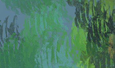 Soyut arka plan sanatı. 2D çizim. Etkileyici yağlı boya resim. Tuvalde fırça darbeleri. Modern sanat. Çok renkli arkaplan. Çağdaş sanat. İfade. Sanatsal dijital palet.