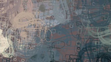 Soyut arka plan sanatı. 2D çizim. Etkileyici yağlı boya resim. Tuvalde fırça darbeleri. Modern sanat. Çok renkli arkaplan. Çağdaş sanat. İfade. Sanatsal dijital palet.