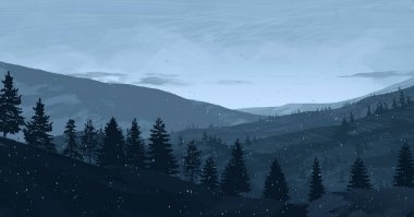 soyut sis dağları fotokopi alanı, doğal arkaplan