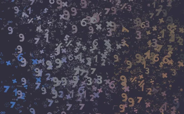 Math Ilustración Abstract Background Numbers Copy Space —  Fotos de Stock