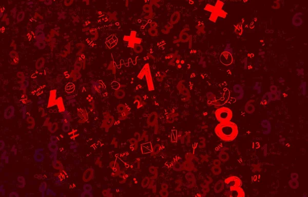 Math Illustration Abstract Background Numbers Copy Space – stockfoto