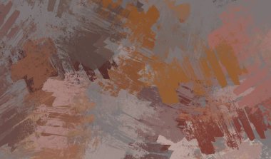 Soyut arka plan sanatı. 2D çizim. Etkileyici yağlı boya resim. Tuvalde fırça darbeleri. Modern sanat. Çok renkli arkaplan. Çağdaş sanat. İfade. Sanatsal dijital palet.