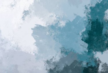 Soyut arka plan sanatı. 2D çizim. Etkileyici yağlı boya resim. Tuvalde fırça darbeleri. Modern sanat. Çok renkli arkaplan. Çağdaş sanat. İfade. Sanatsal dijital palet.