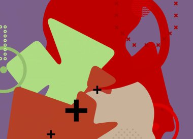 Soyut arka plan sanatı. 3 boyutlu illüstrasyon. Tuvalde fırça darbeleri. Çok renkli arkaplan. Çağdaş sanat. Sanatsal dijital palet.