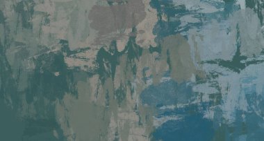 Soyut arka plan sanatı. 2D çizim. Etkileyici yağlı boya resim. Tuvalde fırça darbeleri. Modern sanat. Çok renkli arkaplan. Çağdaş sanat. İfade. Sanatsal dijital palet.