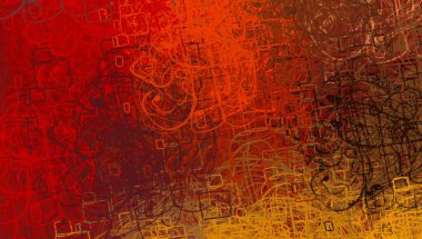 Soyut arka plan sanatı. 2D çizim. Etkileyici yağlı boya resim. Tuvalde fırça darbeleri. Modern sanat. Çok renkli arkaplan. Çağdaş sanat. İfade. Sanatsal dijital palet.