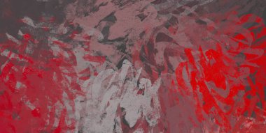 Soyut arka plan sanatı. 2D çizim. Etkileyici yağlı boya resim. Tuvalde fırça darbeleri. Modern sanat. Çok renkli arkaplan. Çağdaş sanat. İfade. Sanatsal dijital palet.