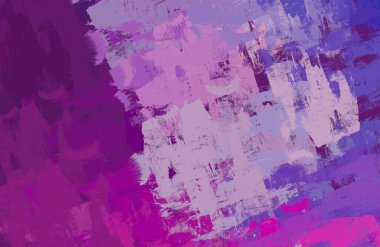 Soyut arka plan sanatı. 2D çizim. Etkileyici yağlı boya resim. Tuvalde fırça darbeleri. Modern sanat. Çok renkli arkaplan. Çağdaş sanat. İfade. Sanatsal dijital palet.