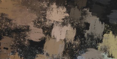 Soyut arka plan sanatı. 2D çizim. Etkileyici yağlı boya resim. Tuvalde fırça darbeleri. Modern sanat. Çok renkli arkaplan. Çağdaş sanat. İfade. Sanatsal dijital palet.