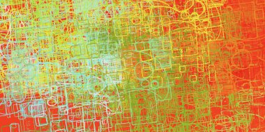 Soyut arka plan sanatı. 2D çizim. Etkileyici yağlı boya resim. Tuvalde fırça darbeleri. Modern sanat. Çok renkli arkaplan. Çağdaş sanat. İfade. Sanatsal dijital palet.