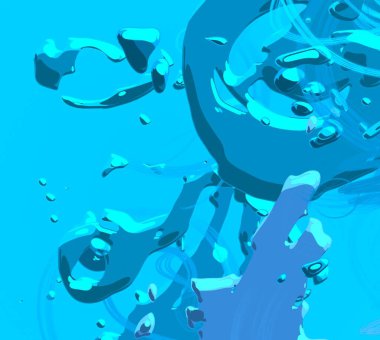 Soyut arka plan sanatı. 3 boyutlu illüstrasyon. Tuvalde fırça darbeleri. Çok renkli arkaplan. Çağdaş sanat. Sanatsal dijital palet.