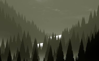 soyut sis dağları fotokopi alanı, doğal arkaplan