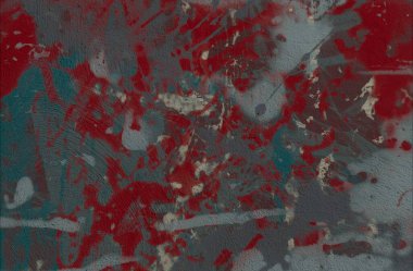 Soyut arka plan sanatı. 2D çizim. Etkileyici yağlı boya resim. Tuvalde fırça darbeleri. Modern sanat. Çok renkli arkaplan. Çağdaş sanat. İfade. Sanatsal dijital palet.