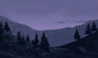 soyut sis dağları fotokopi alanı, doğal arkaplan