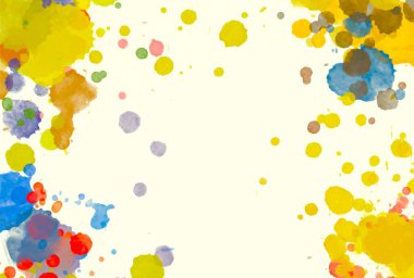 Soyut arka plan sanatı. Tuvalde lekeler olan üç boyutlu çizim. Çok renkli arkaplan. Çağdaş sanat. Sanatsal dijital palet.