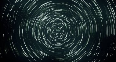 Radyal bulanık yıldızlı soyut bir arkaplan. 3 boyutlu illüstrasyon. Kusursuz döngü