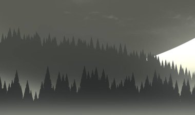 soyut sis dağları fotokopi alanı, doğal arkaplan